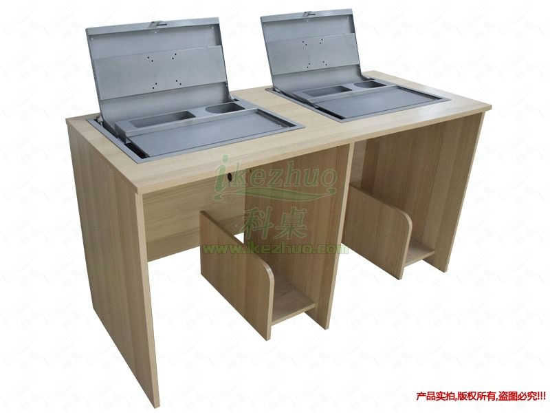 科桌手动翻转电脑桌 科桌手动翻转电脑桌