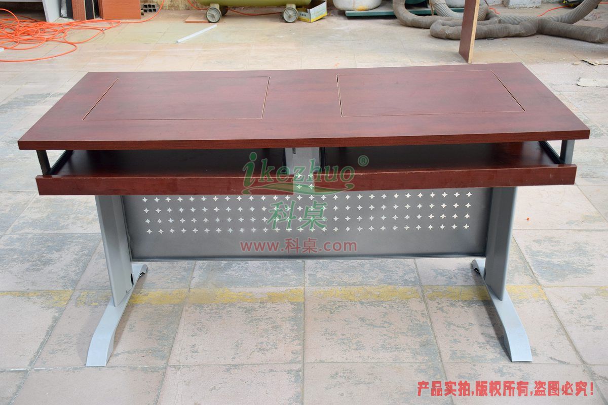 科桌家具,无边框翻转电脑桌,翻转电脑桌,双人位金属脚架无边框翻转电脑桌K14-B 科桌家具,无边框翻转电脑桌,翻转电脑桌,双人位金属脚架无边框翻转电脑桌K14-B
