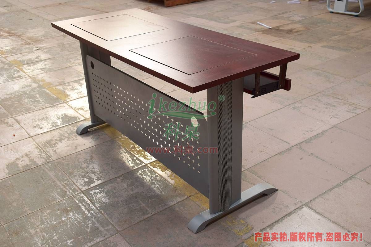 科桌家具,无边框翻转电脑桌,翻转电脑桌,双人位金属脚架无边框翻转电脑桌K14-B 科桌家具,无边框翻转电脑桌,翻转电脑桌,双人位金属脚架无边框翻转电脑桌K14-B