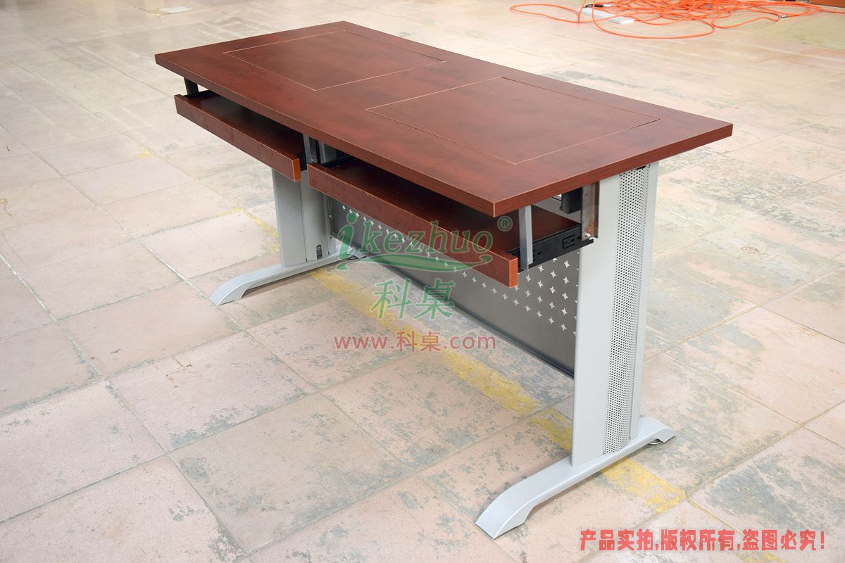 科桌家具,无边框翻转电脑桌,翻转电脑桌,双人位金属脚架无边框翻转电脑桌K14-B 科桌家具,无边框翻转电脑桌,翻转电脑桌,双人位金属脚架无边框翻转电脑桌K14-B