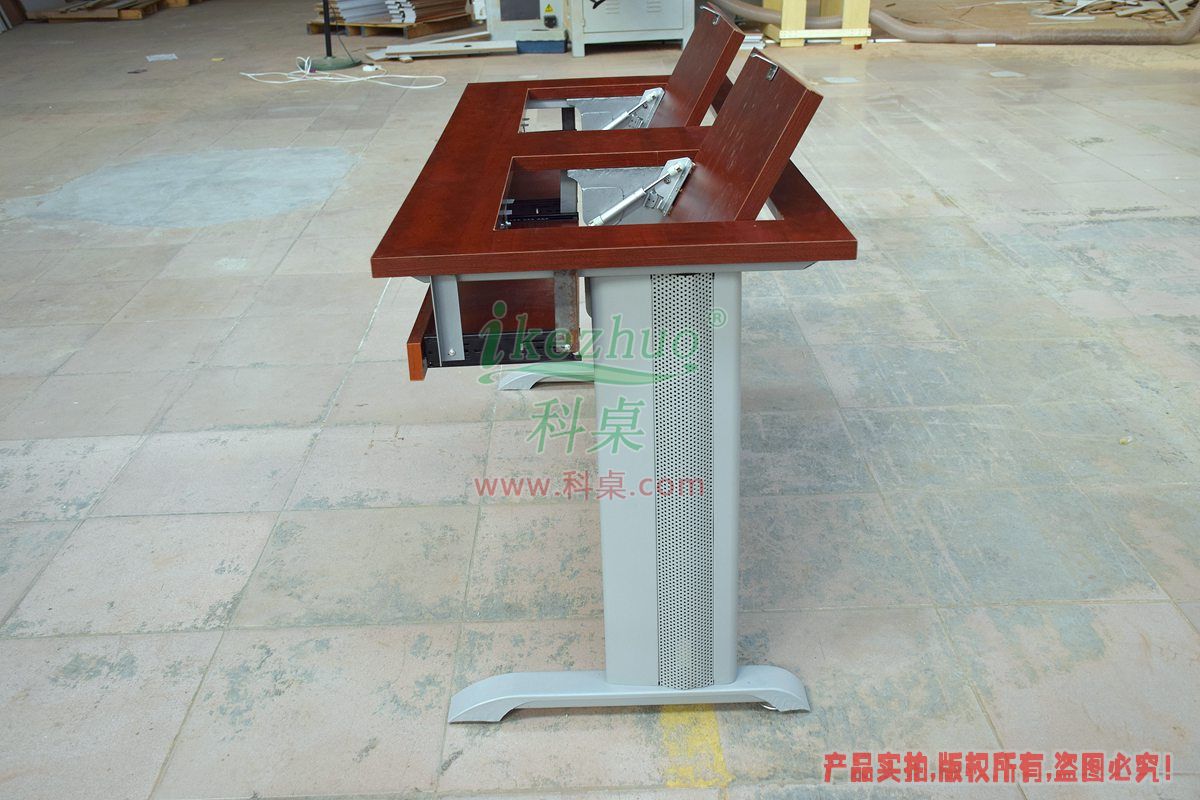 科桌家具,无边框翻转电脑桌,翻转电脑桌,双人位金属脚架无边框翻转电脑桌K14-B 科桌家具,无边框翻转电脑桌,翻转电脑桌,双人位金属脚架无边框翻转电脑桌K14-B